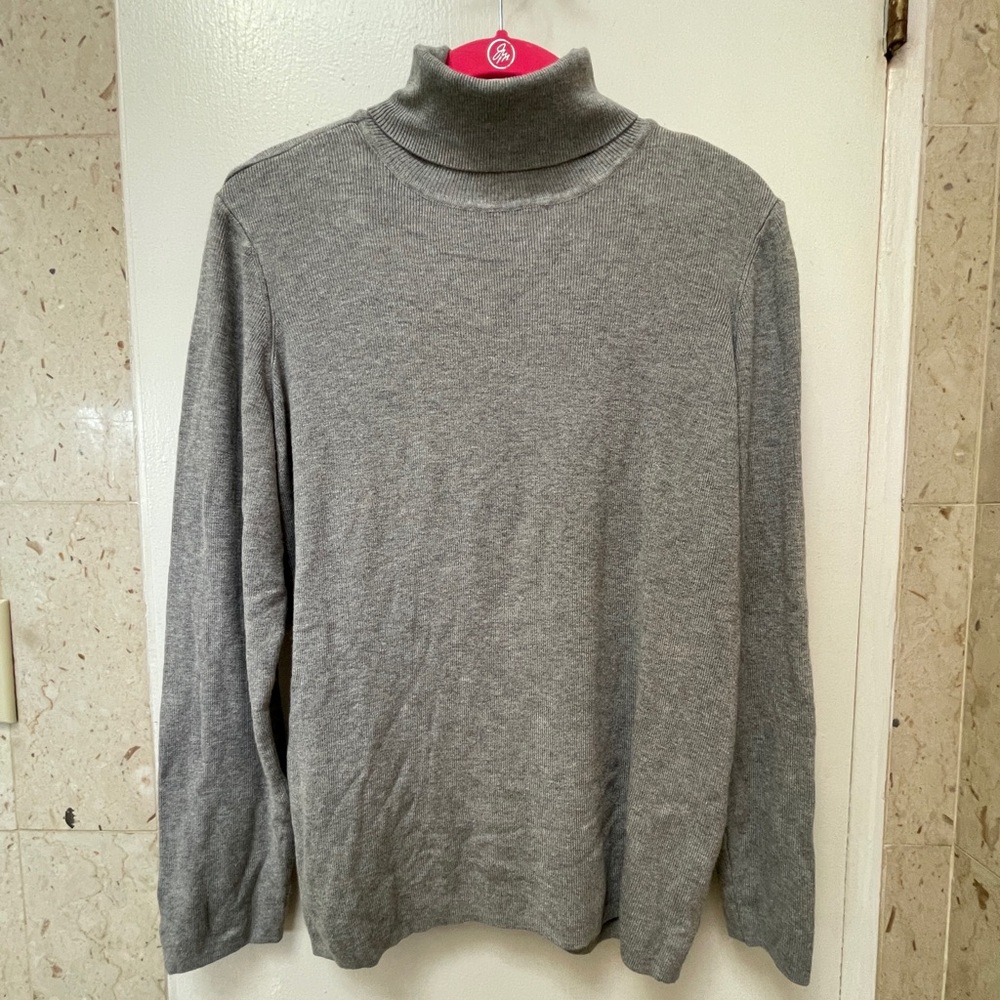 Grace Gray Turtleneck Sweater